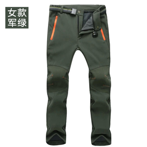 冲锋裤女新款防风防水工装伞兵裤徒步登山运动裤春秋款K605P70图片