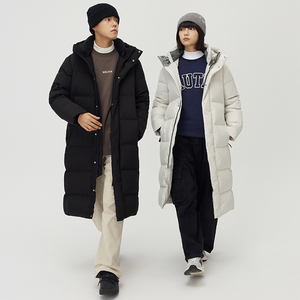 2026新款男女同款羽绒服男中长款连帽潮流情侣外套 YR0298P280图片