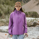 L-8X大码春秋户外运动冲锋衣男女情侣防水防风登山夹克CF9905P75，男装夹克，星座1410（原1902A）