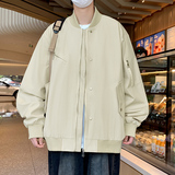 薄款贴膜夹克男女款春秋季新款潮流宽松罗纹领休闲外套JK338P67，男装夹克，星座1410（原1902A）