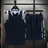 速干篮球服无袖背心训练服夏季运动套装男士速干篮球服TZ1921P35，女装套装/套裙，星座1410（原1902A）