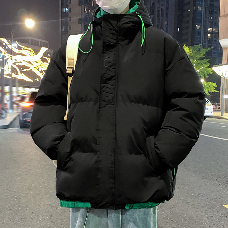 纯色花色棉衣男女款休闲冬装连帽耐穿耐磨加厚保暖外套MY2275P70,男装棉衣,星座1410（原1902A）