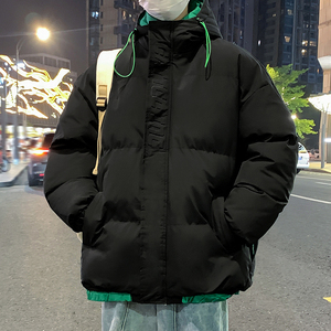 纯色花色棉衣男女款休闲冬装连帽耐穿耐磨加厚保暖外套 MY2275P70图片