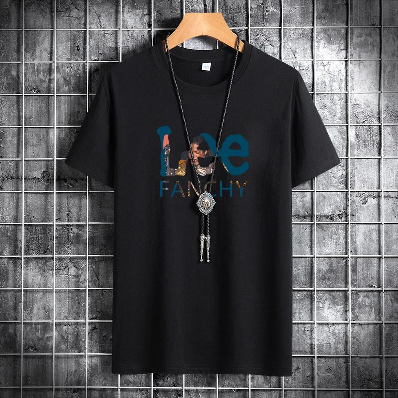 夏季男士短袖t恤潮流潮牌宽松纯棉衣服新款男装DT4809-FANCHY-P15图片