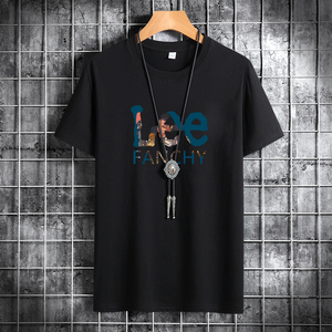 夏季男士短袖t恤潮流潮牌宽松纯棉衣服新款男装DT4809-FANCHY-P15
