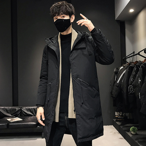 2021冬季新款男士韩版中长款羽绒服加厚外套男装羽绒服YR891-P120图片