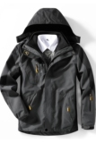 秋冬男女款夹克户外三合一冲锋衣拆卸两件套登山服CF1203S-1P100，男装夹克，星座1410（原1902A）