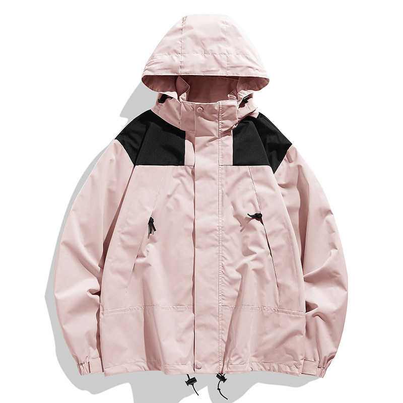 春秋新款男户外情侣款冲锋衣防水防风夹克女登山服外套JK23657P35,男装夹克,星座1410（原1902A）