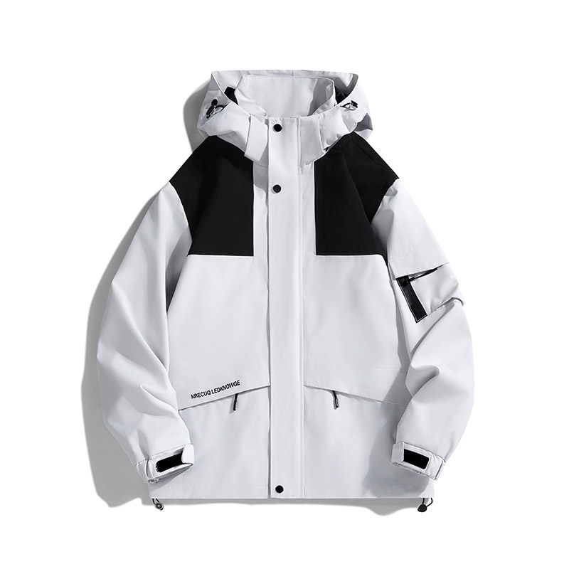 春秋户外运动冲锋衣男女情侣款防水防风滑雪登山服夹克 JK2558P55图片