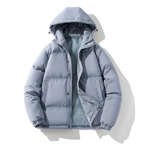 情侣款重磅棉服冬季连帽棉衣舒适内里口袋加厚保暖外套MY883P80图片