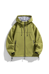 春秋季夹克防水防风美式工装运动登山服男女款冲锋衣外套JK223P88图片