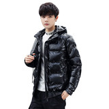 亮面棉衣男女面包服青年连帽短款加厚保暖羽绒棉服外套MY9208P100，男装棉衣，星座1410（原1902A）