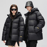 短款羽绒服90%绒冬季新款时尚宽松纯黑色情侣外套YR2399P220，男装羽绒服，星座1410（原1902A）