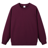 350克大毛圈45棉圆领卫衣纯色宽松版圆领卫衣情侣装男女WY7005P25，男装卫衣，星座1410（原1902A）