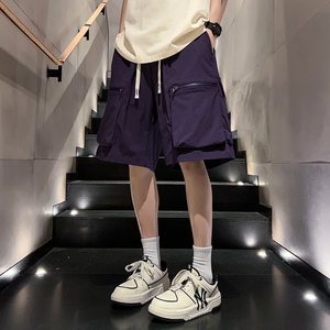 2026新休闲裤男女同款夏季潮流机能工装风系列五分裤短裤DK605P38图片