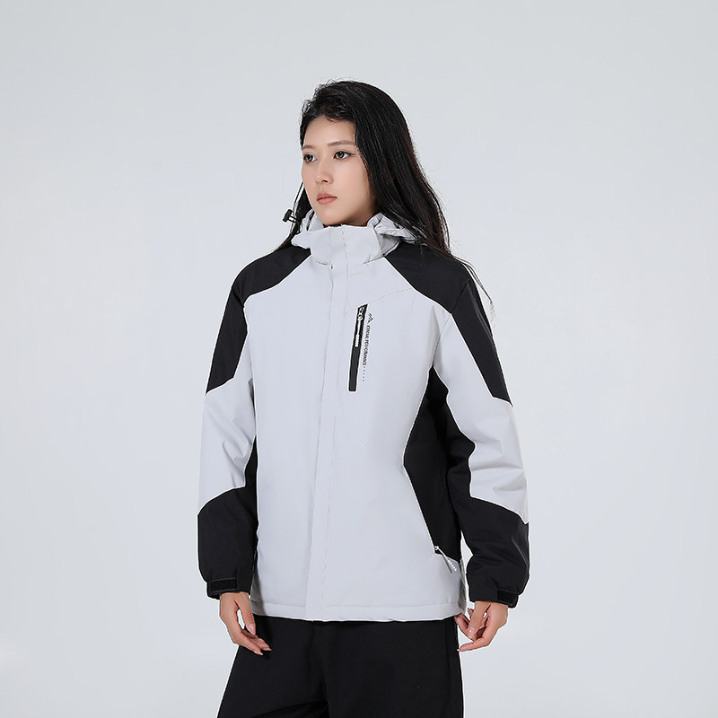 户外棉服男女防风防水加绒厚登山服外套冲锋衣保暖棉衣MY5518P68,男装夹克,星座1410（原1902A）
