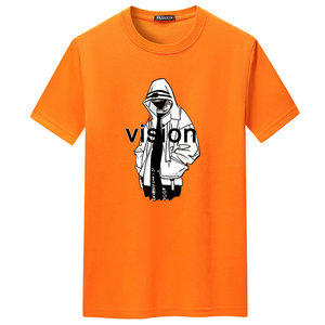 夏季男士短袖t恤潮CVC60%棉宽松衣服新款男DT3647-潮酷-P15图片