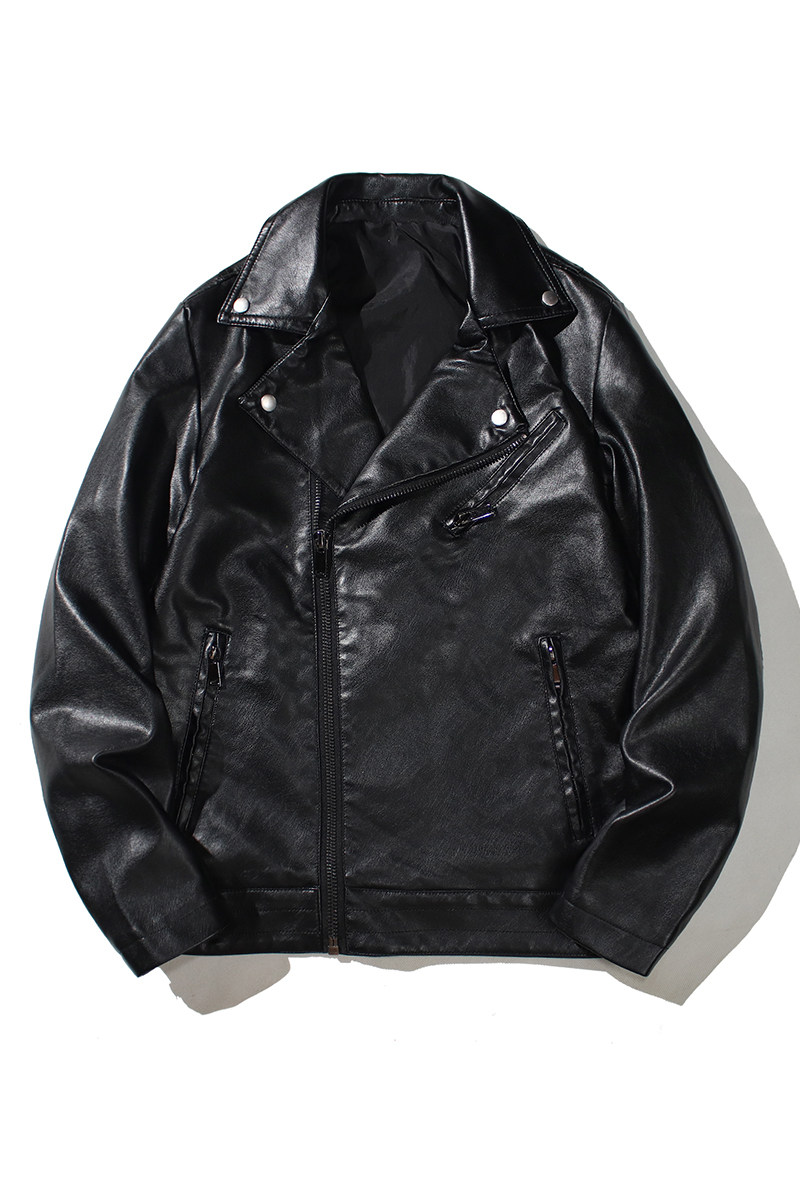 跨境外贸男士外套春秋皮衣飞行夹克男装PU皮机车服皮衣男PY618P86,男装夹克,星座1410（原1902A）