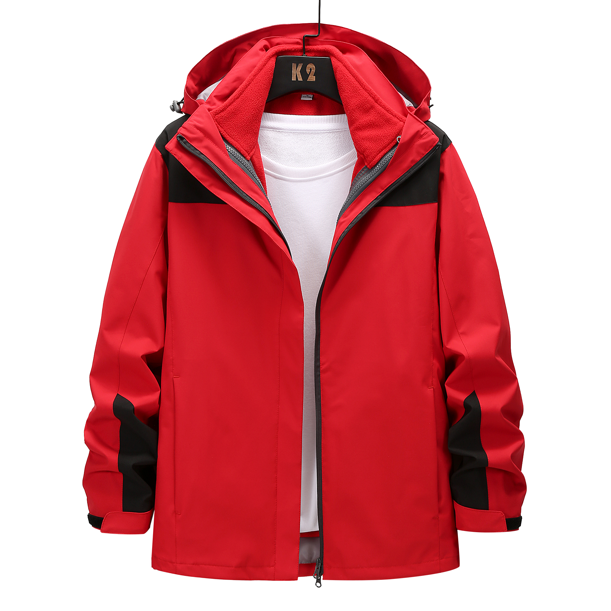 户外运动百搭潮流冲锋衣情侣新款三合一登山露营外套CF2088-2P120，男装夹克，星座1410（原1902A）