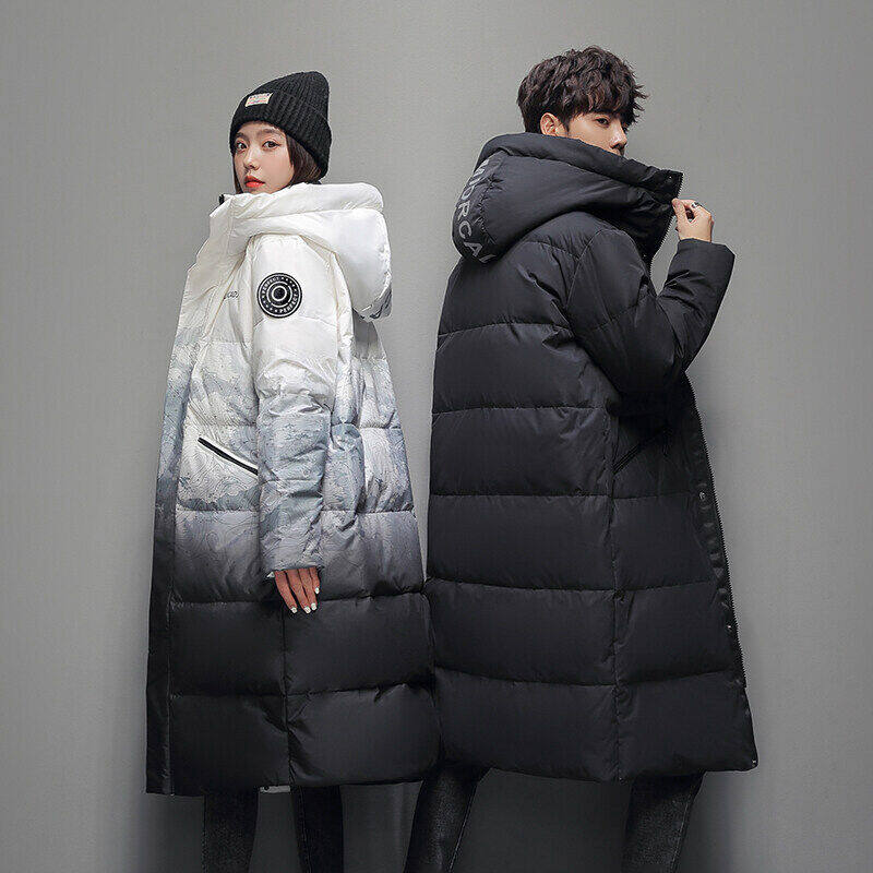 669冬季渐变羽绒服127男中长款过膝新加厚雪山潮流大衣YR669P220,男装羽绒服,星座1410（原1902A）