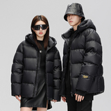 短款羽绒服90%绒冬季新款时尚宽松纯黑色情侣外套YR2399P220，男装羽绒服，星座1410（原1902A）