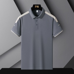 夏新款POLO衫中老年Polo薄款翻领爸爸装短袖t恤商务上衣PL8077P20图片