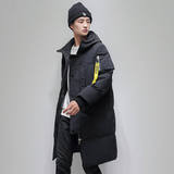 中长款羽绒服男2026新款加厚保暖连帽上衣潮情侣装男士YR1616P80，男装羽绒服，星座1410（原1902A）