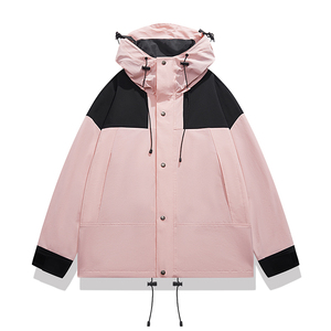春秋户外运动冲锋衣男女情侣款防水防风滑雪登山服夹克 JK2356P58图片