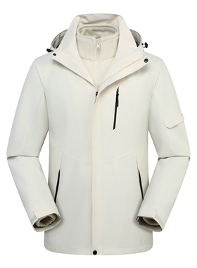 户外冲锋衣男女三合一两件套加厚防风防水保暖外套CF05199P130