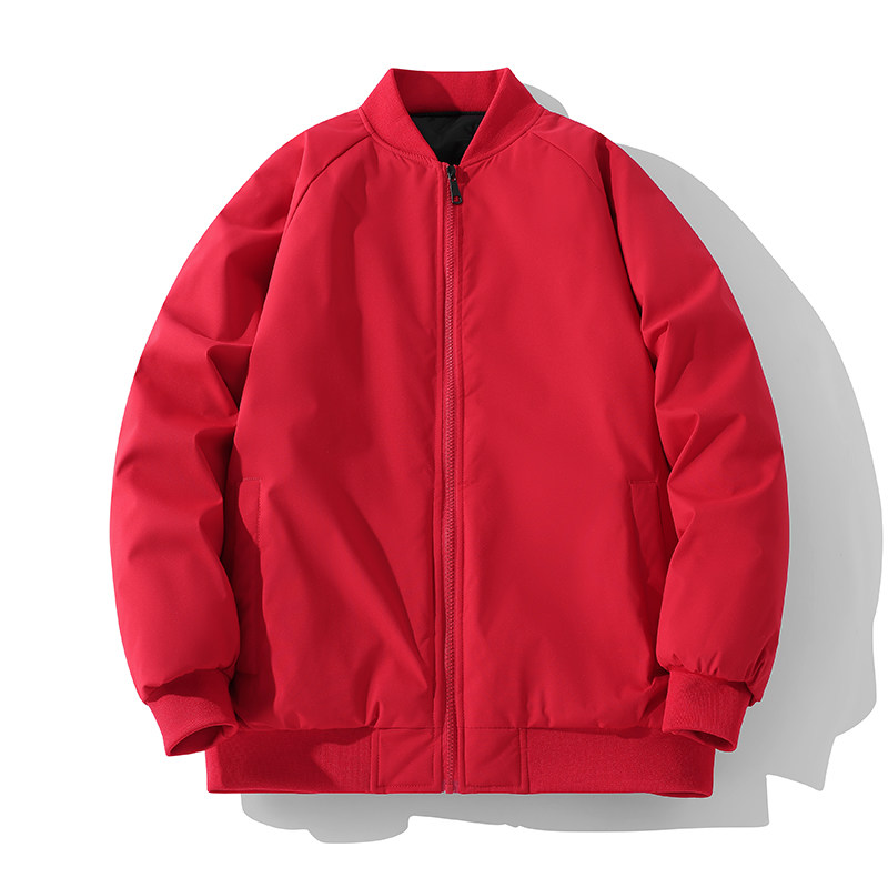 M-8XL大码棉服棒球领棉衣棉服字冬款外套纯色棉服可二开MY887P65,男装棉衣,星座1410（原1902A）