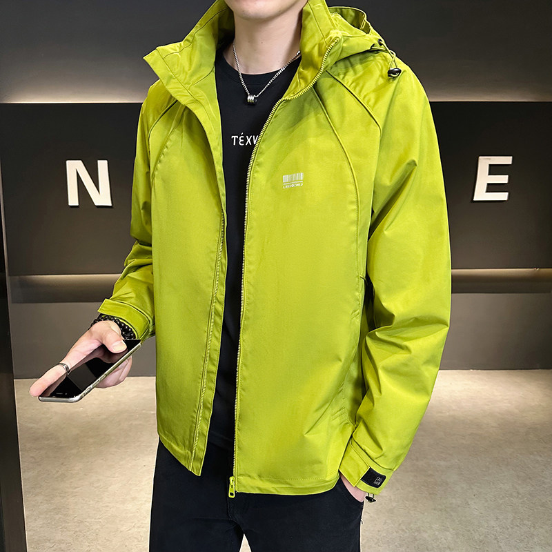 夹克外套男士春秋季薄款上衣连帽工装潮牌工装夹克男装JK9197P90,男装夹克,星座1410（原1902A）