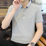 男士polo衫短袖t恤春夏季新款翻领半袖打底衫上衣服潮流PL166P28，男装Polo衫，星座1410（原1902A）
