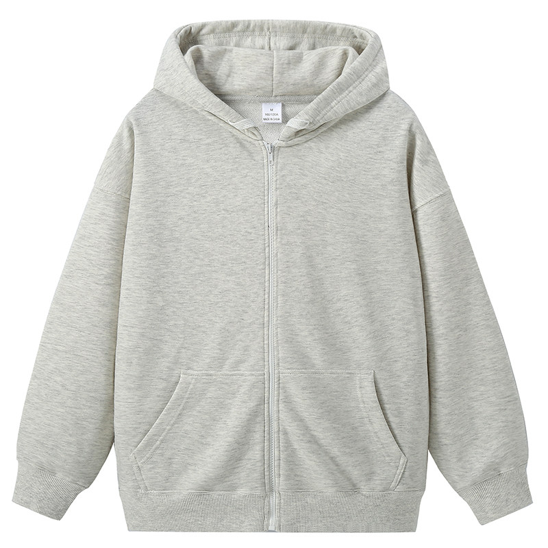 开衫卫衣350克大毛圈45棉纯色宽松连帽卫衣情侣装校服WY8006-P42,男装卫衣,星座1410（原1902A）