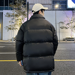 2026冬季短款男士羽绒服青年男女立领宽松上衣加厚外套 YR023P100图片