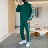 美式三条杠运动套装工装夹克立领条纹运动夹克外套男潮TZ569P100，男装夹克，星座1410（原1902A）