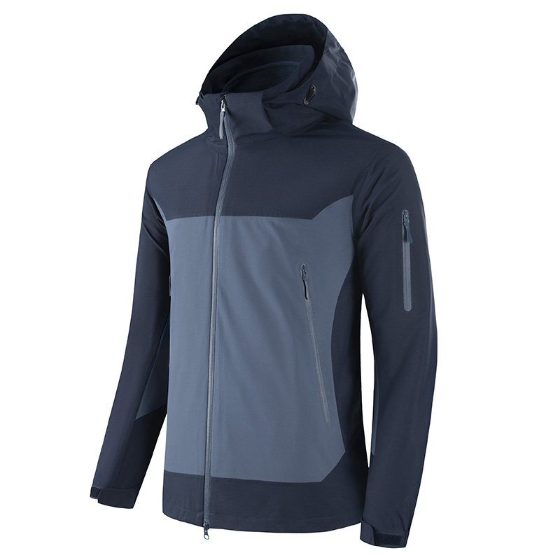 户外秋冬男女冲锋衣三合一可拆卸两件套热封厚登山服CF23925P165,男装夹克,星座1410（原1902A）