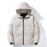 冬新品加厚连帽羽绒服男士短款青年白鸭绒保暖休闲外套YR7053，男装羽绒服，星座1410（原1902A）