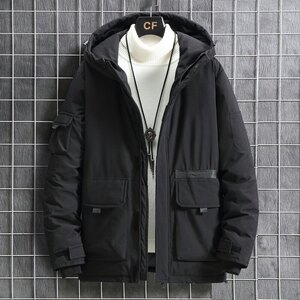 新款羽绒服男士工装连帽冬季羽绒外套潮流男 YR2058P80图片