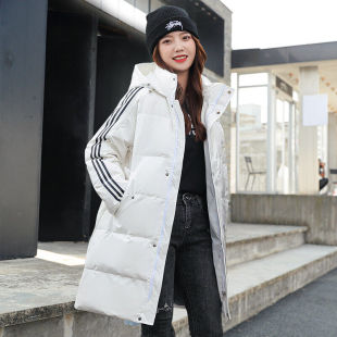 宽松羽绒服 2235新款 外套长款 冬季 YR9832P95 三条杠羽绒服情侣款
