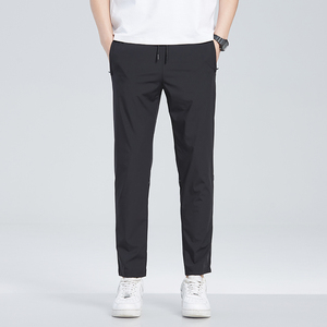 XL-7XL机包面料长裤冰丝裤休闲裤男夏季速干中青年长裤 K2159P45图片