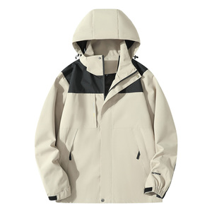 春秋薄款男士户外夹克防风防水情侣冲锋衣女登山服外套 CF2399P55图片