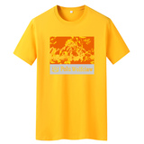 夏季男士短袖t恤潮流潮牌宽松纯棉衣服2021新款DT4062-火山-P15，男装T恤，星座1410（原1902A）