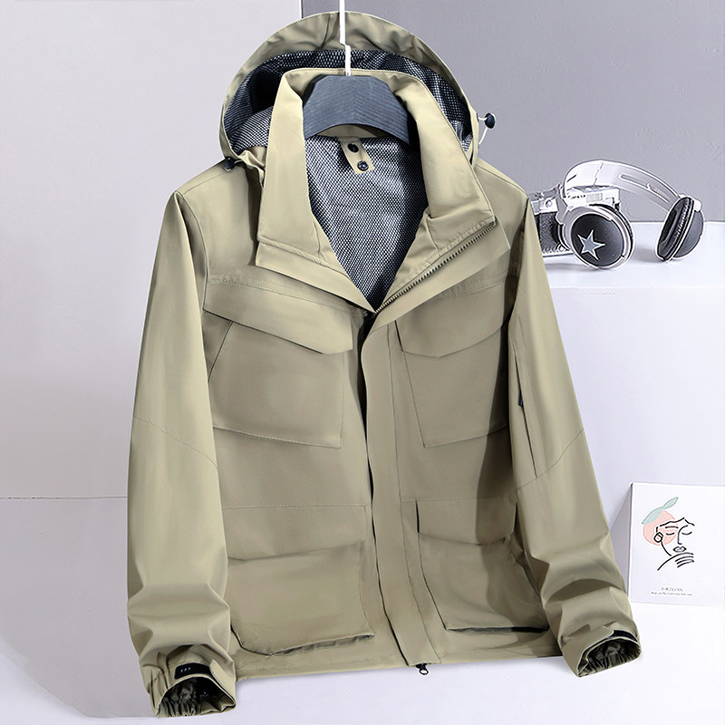 春秋户外运动冲锋衣男女情侣款防水防风滑雪登山服夹克JK8252P110,男装夹克,星座1410（原1902A）