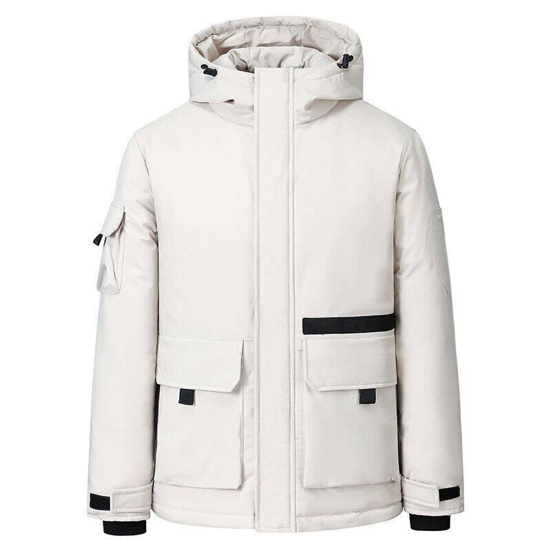 羽绒服男女同款短款加厚冬新款连帽外套户外情侣工装YR2058P80,男装羽绒服,星座1410（原1902A）