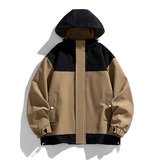 休闲夹克男女装上衣春秋户外套连帽滑雪服登山情侣夹克JK1918P78，男装夹克，星座1410（原1902A）