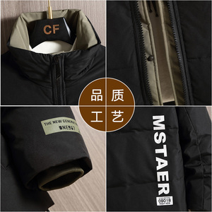 2021男女同款时尚羽绒服  潮流情侣防寒羽绒外套YR9853图片