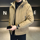 新款时尚百搭二棉男士外套连帽潮流痞帅男装户外棉衣MY1120P110，男装棉衣，星座1410（原1902A）