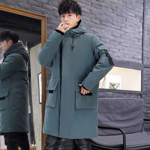 新款男士中长款羽绒服冬装外套男加厚户外防寒服羽绒服YR006-P150图片