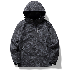 春秋冲锋衣情侣户外运动枫叶防风防水夹克外套登山服 CF6266F P55图片