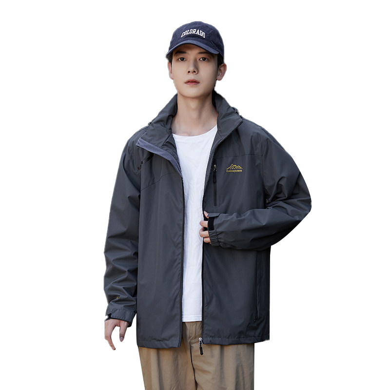春秋户外运动冲锋衣男女情侣款防水防风滑雪登山服夹克JK9901P55,男装夹克,星座1410（原1902A）